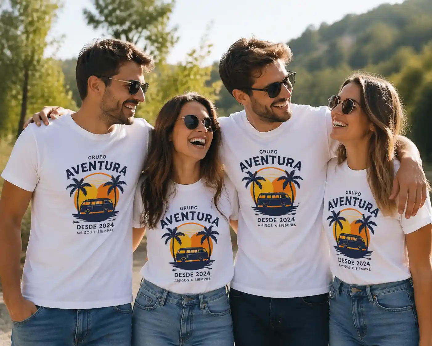 camisetas personalizadas grupo amigos
